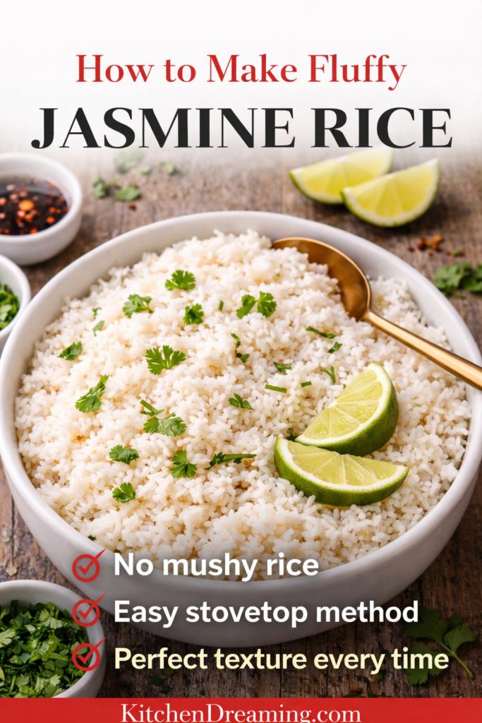 How to Cook Jasmine Rice (Perfect Fluffy Jasmine Rice) 11 How to cook jasmine rice fluffy not mushy with perfect texture.