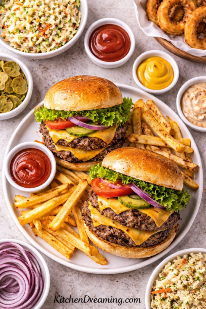 Smashburgers Recipe with Crispy Edges (Blackstone or Skillet) 4 https://thehearthsidehaven.com/dill-pickle-spears-recipe/