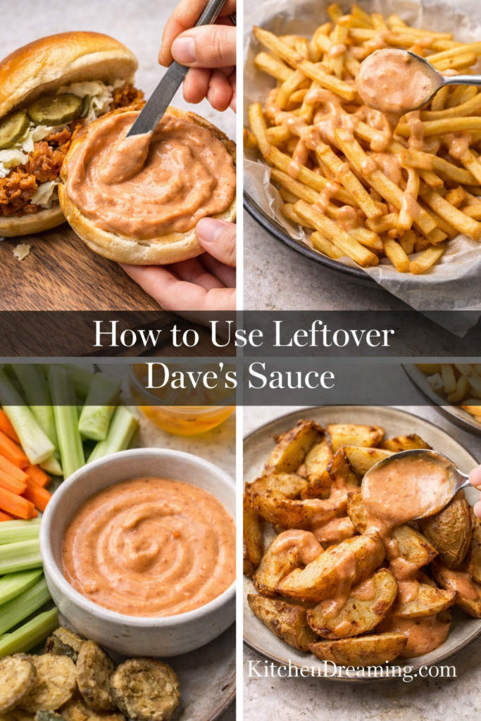 Dave’s Hot Chicken Sauce Recipe (Easy Copycat Version) 5 leftover dave’s hot chicken sauce recipe used on sandwich and fries.