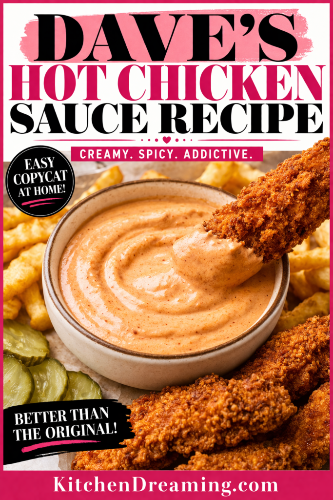 Dave’s Hot Chicken Sauce Recipe (Easy Copycat Version) 9 dave’s hot chicken sauce recipe served with crispy chicken tenders and fries.