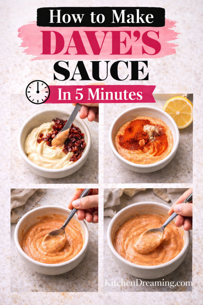 Dave’s Hot Chicken Sauce Recipe (Easy Copycat Version) 13 leftover dave’s hot chicken sauce recipe used on sandwich and fries.