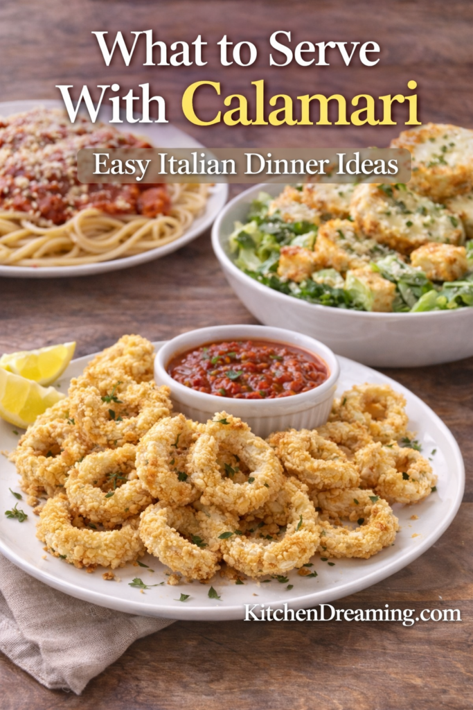 Crispy Fried Calamari (Better Than Restaurant Style + Air Fryer Option) 13 Fried Calimari PIN 4