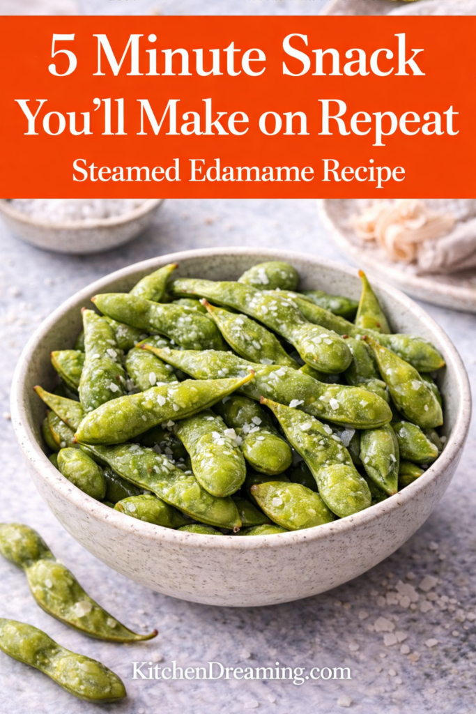 Steamed Edamame Recipe Ready in Minutes 9 steamed edamame easy 5 minute snack with sea salt