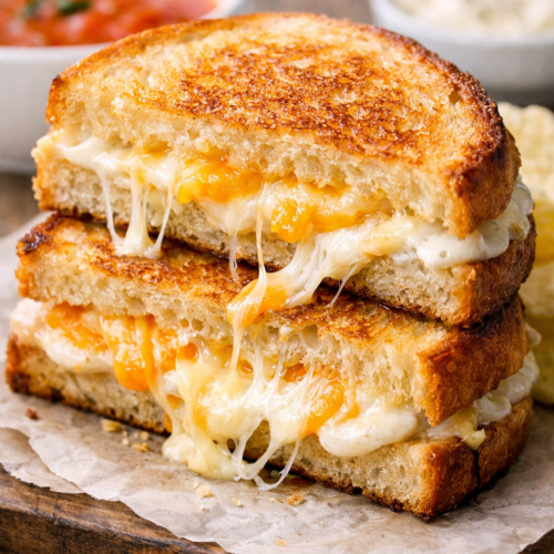 Disney Grilled Cheese Recipe With Cream Cheese Spread 7 Disney grilled cheese recipe on sourdough with cream cheese spread and melted cheddar and provolone, served with tomato soup.